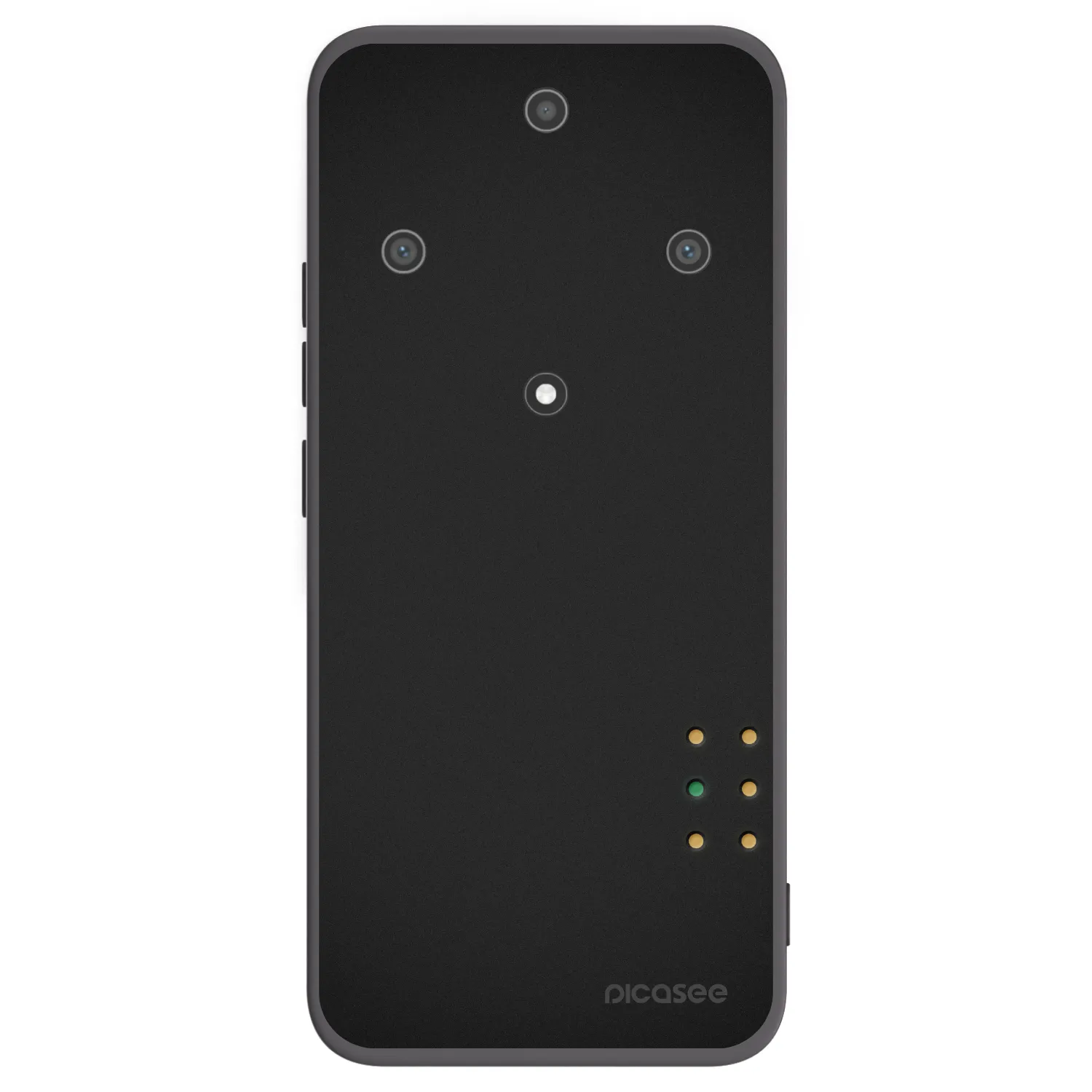 Picasee silikonowe czarne etui na Honor Magic5 Lite 5G - Pulse
