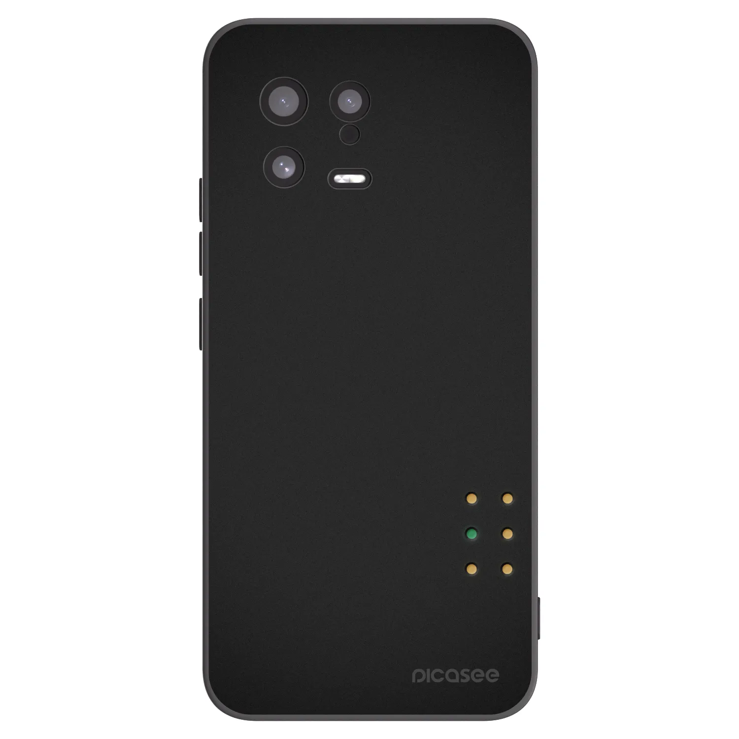 Picasee silikonowe czarne etui na Xiaomi 13 - Pulse