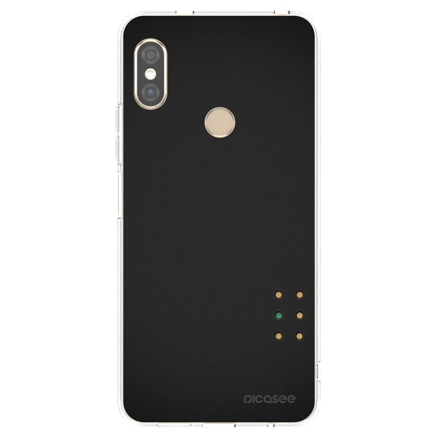 Picasee silikonowe przeźroczyste etui na Xiaomi Redmi Note 5 Global - Pulse