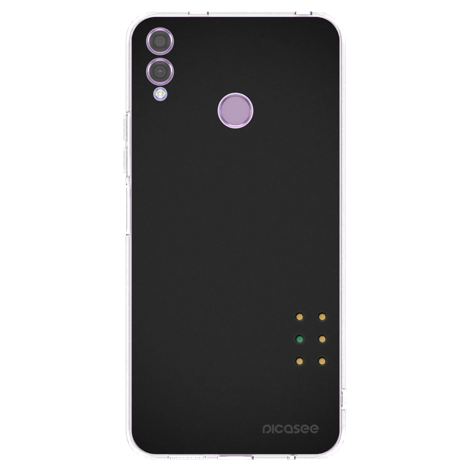 Picasee silikonowe przeźroczyste etui na Honor 8X - Pulse