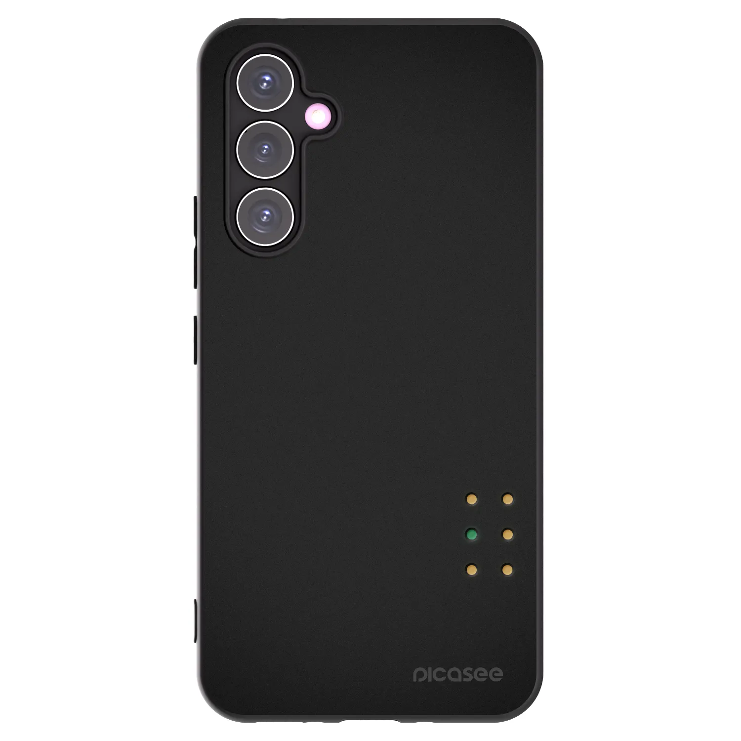 Picasee silikonowe czarne etui na Samsung Galaxy A54 5G A546B - Pulse