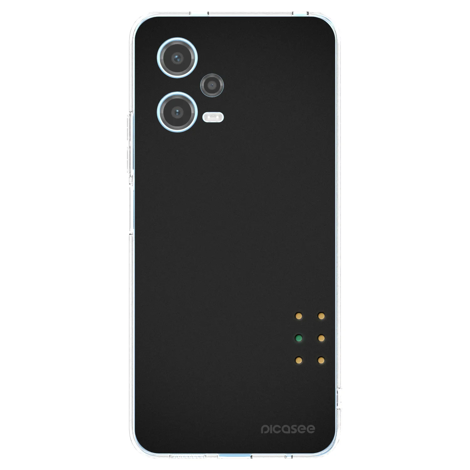 Picasee silikonowe przeźroczyste etui na Xiaomi Redmi Note 12 5G - Pulse