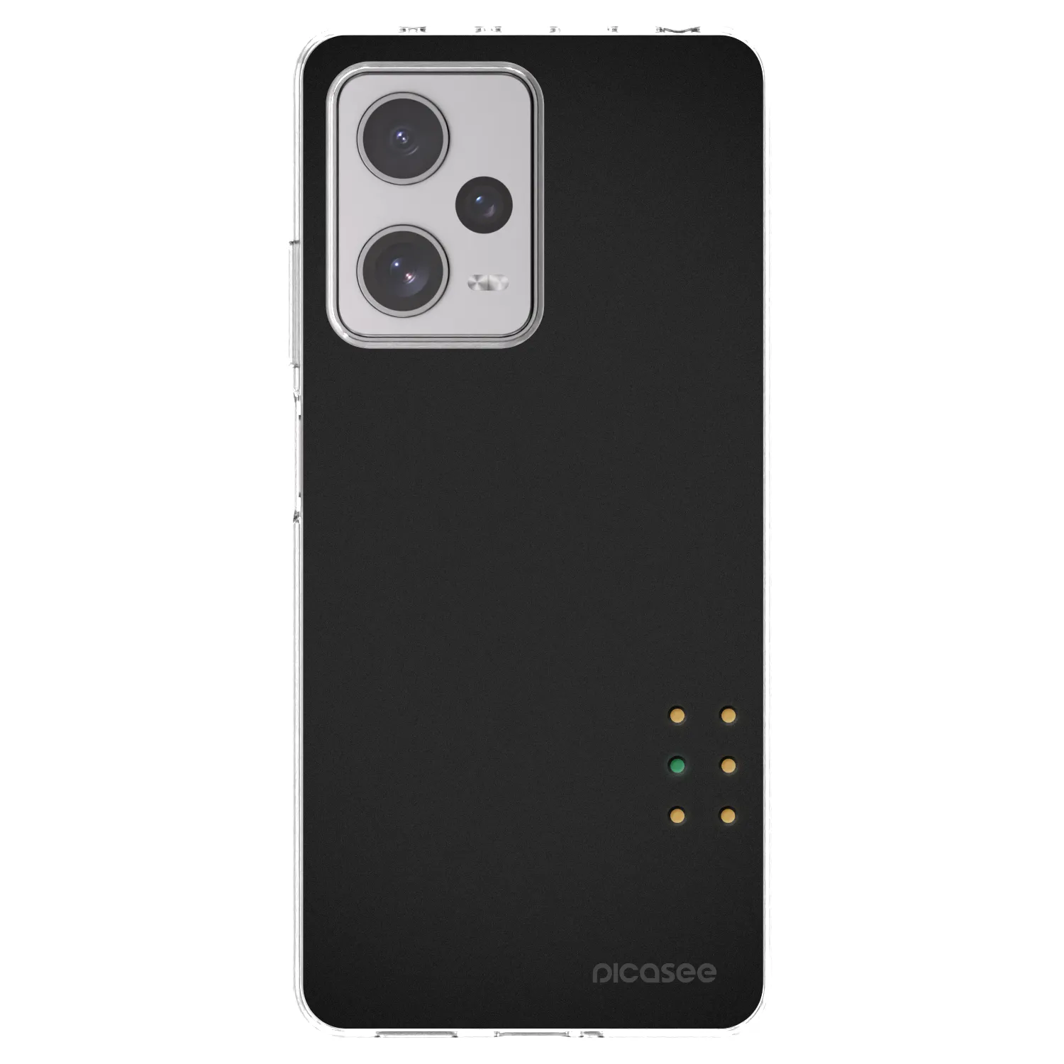 Picasee silikonowe przeźroczyste etui na Xiaomi Redmi Note 12 Pro+ 5G - Pulse