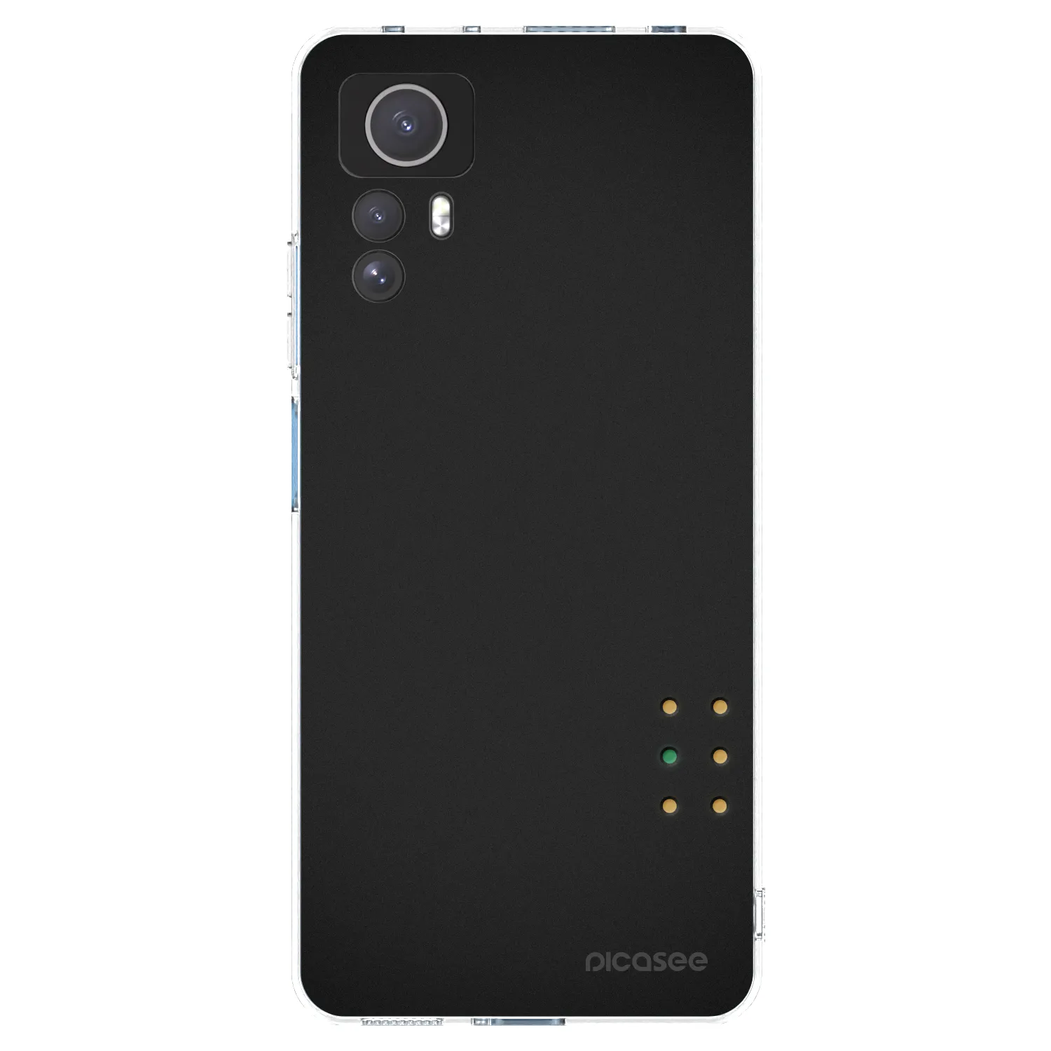Picasee silikonowe przeźroczyste etui na Xiaomi Redmi Note 12S - Pulse