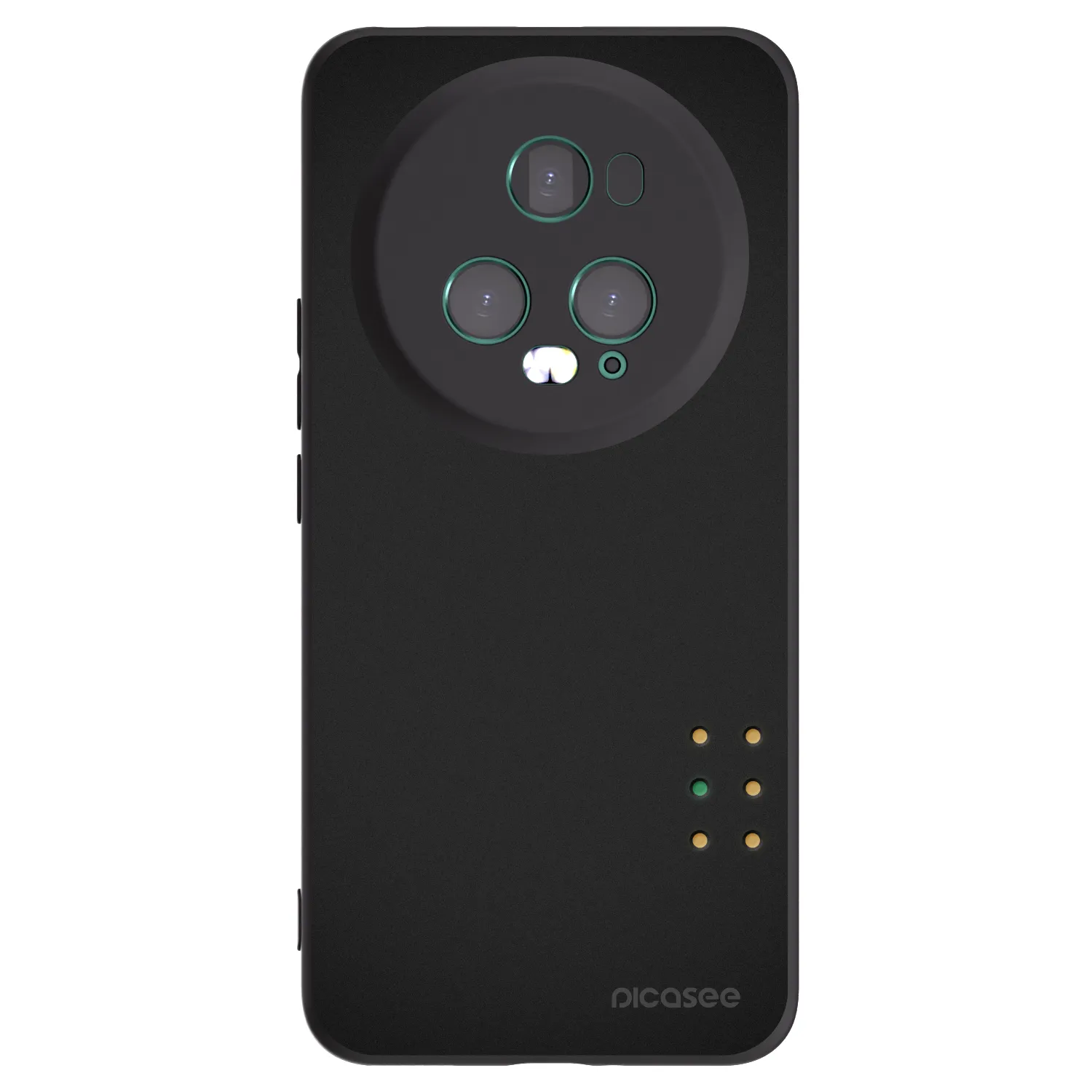 Picasee silikonowe czarne etui na Honor Magic5 Pro - Pulse