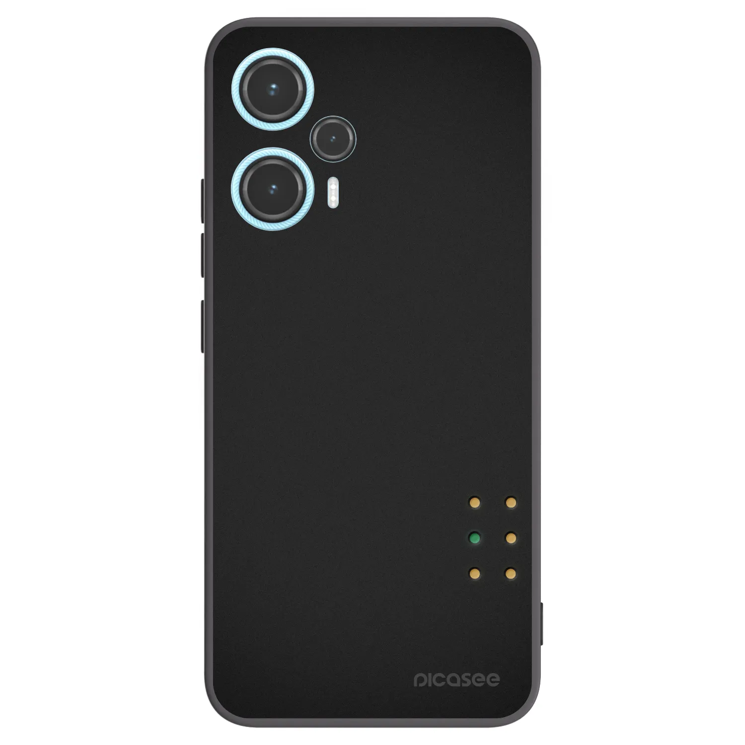 Picasee silikonowe czarne etui na Xiaomi Poco F5 - Pulse