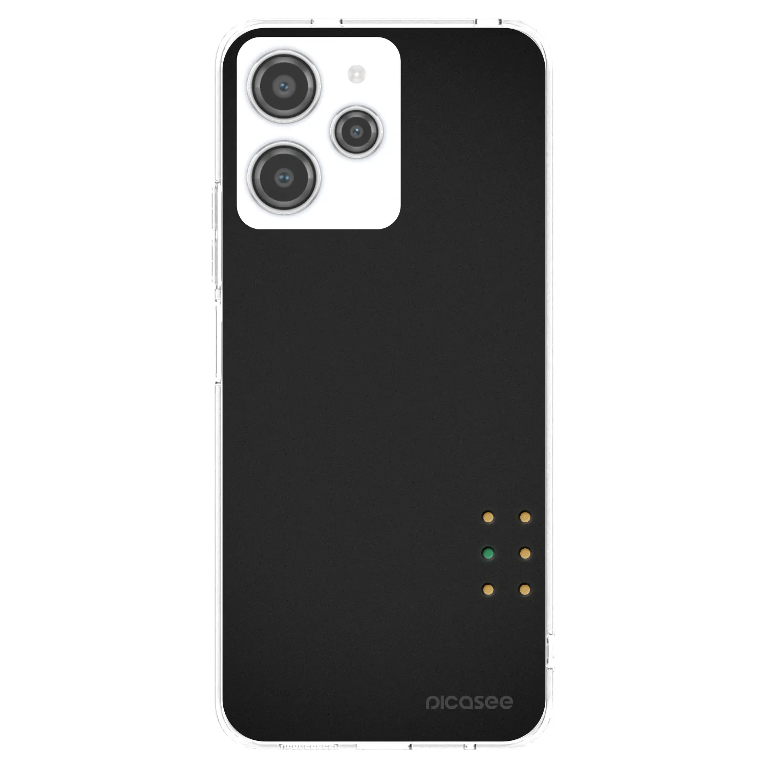 Picasee silikonowe przeźroczyste etui na Xiaomi Redmi 12 4G - Pulse