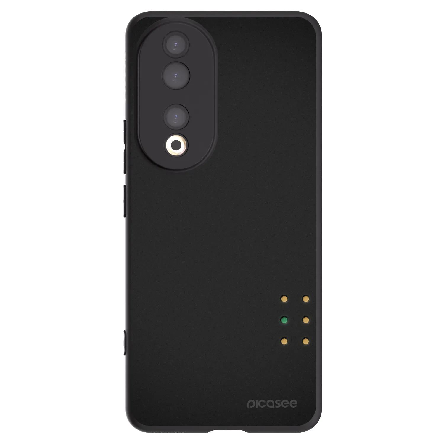 Picasee silikonowe czarne etui na Honor 90 5G - Pulse