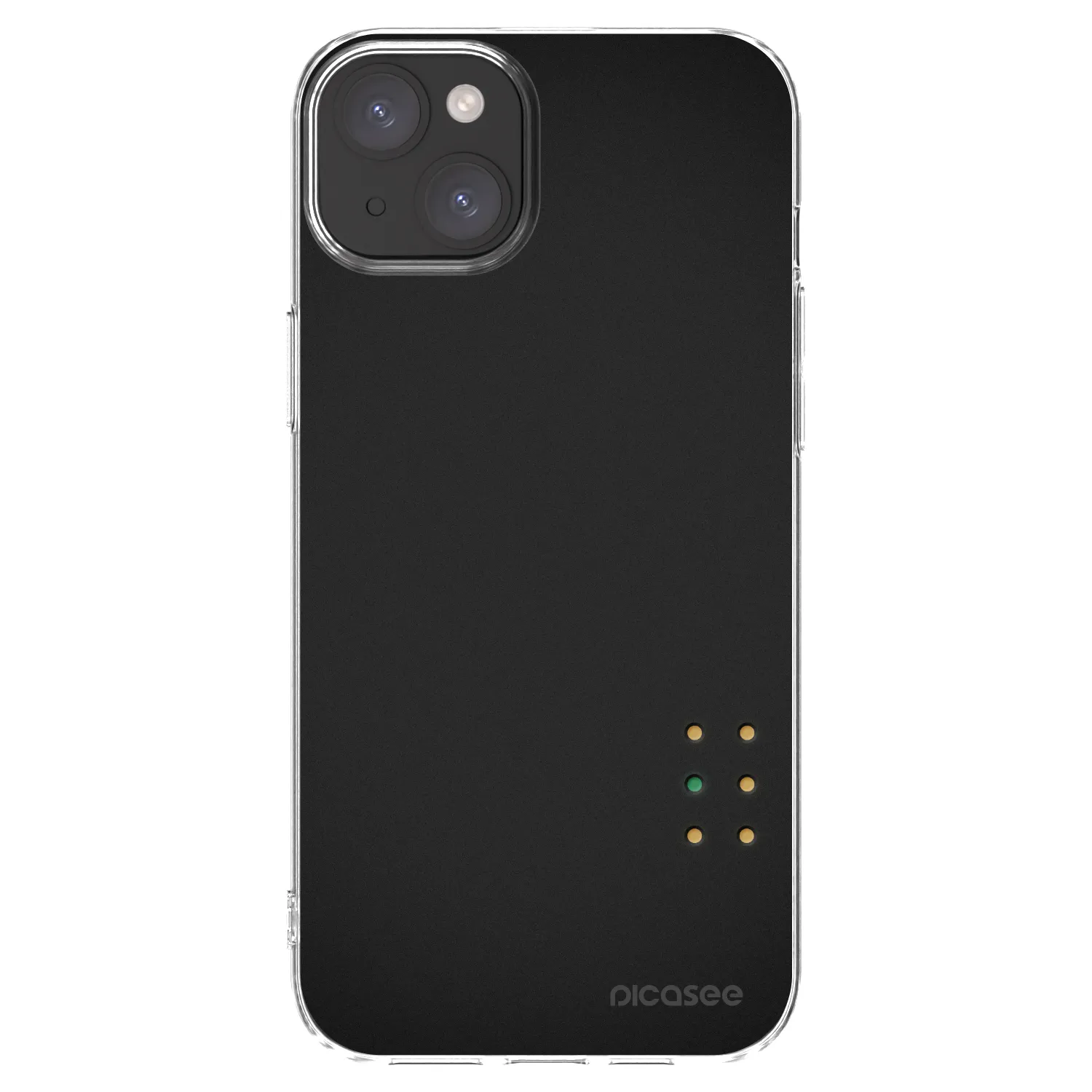 Picasee silikonowe przeźroczyste etui na Apple iPhone 15 Plus - Pulse