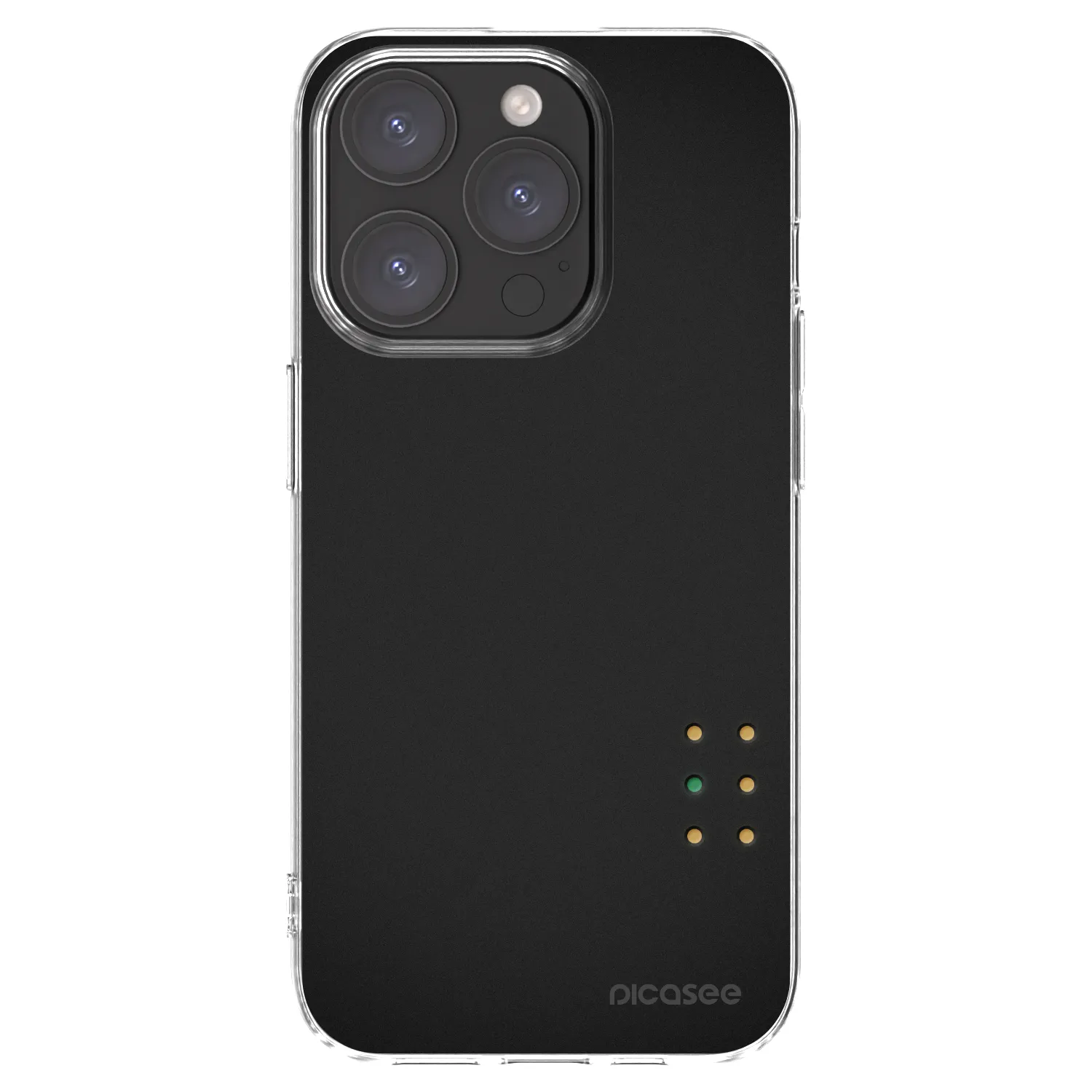 Picasee silikonowe przeźroczyste etui na Apple iPhone 15 Pro - Pulse