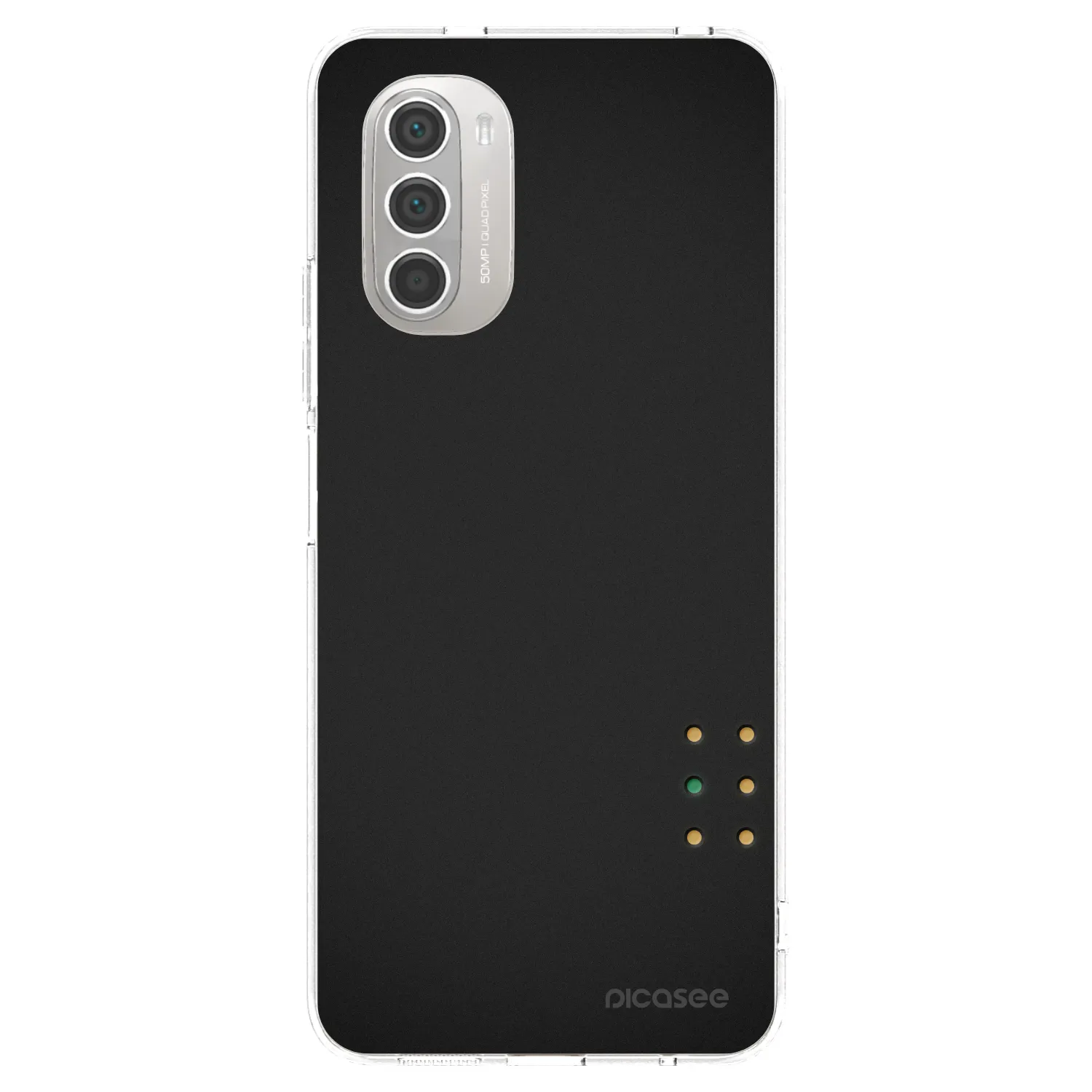 Picasee silikonowe przeźroczyste etui na Motorola Moto G51 - Pulse