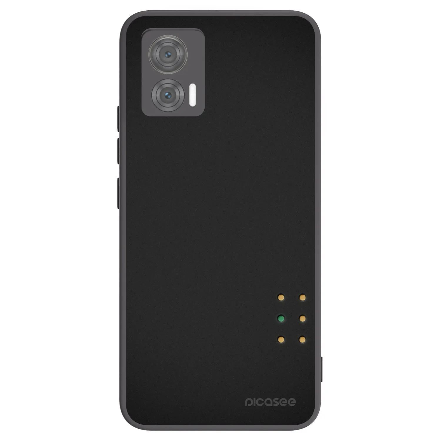 Picasee silikonowe czarne etui na Motorola Edge 30 Neo - Pulse