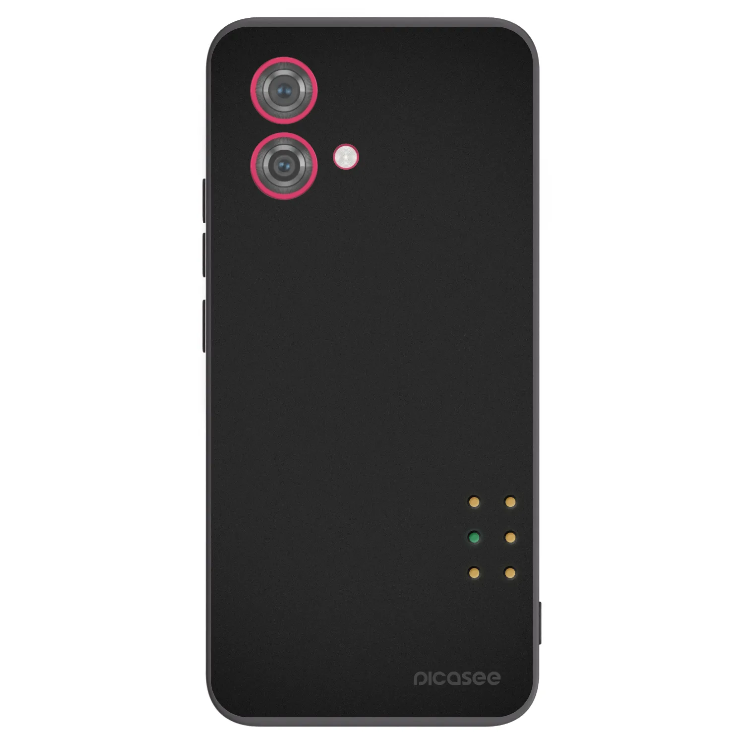Picasee silikonowe czarne etui na Motorola Moto G84 5G - Pulse
