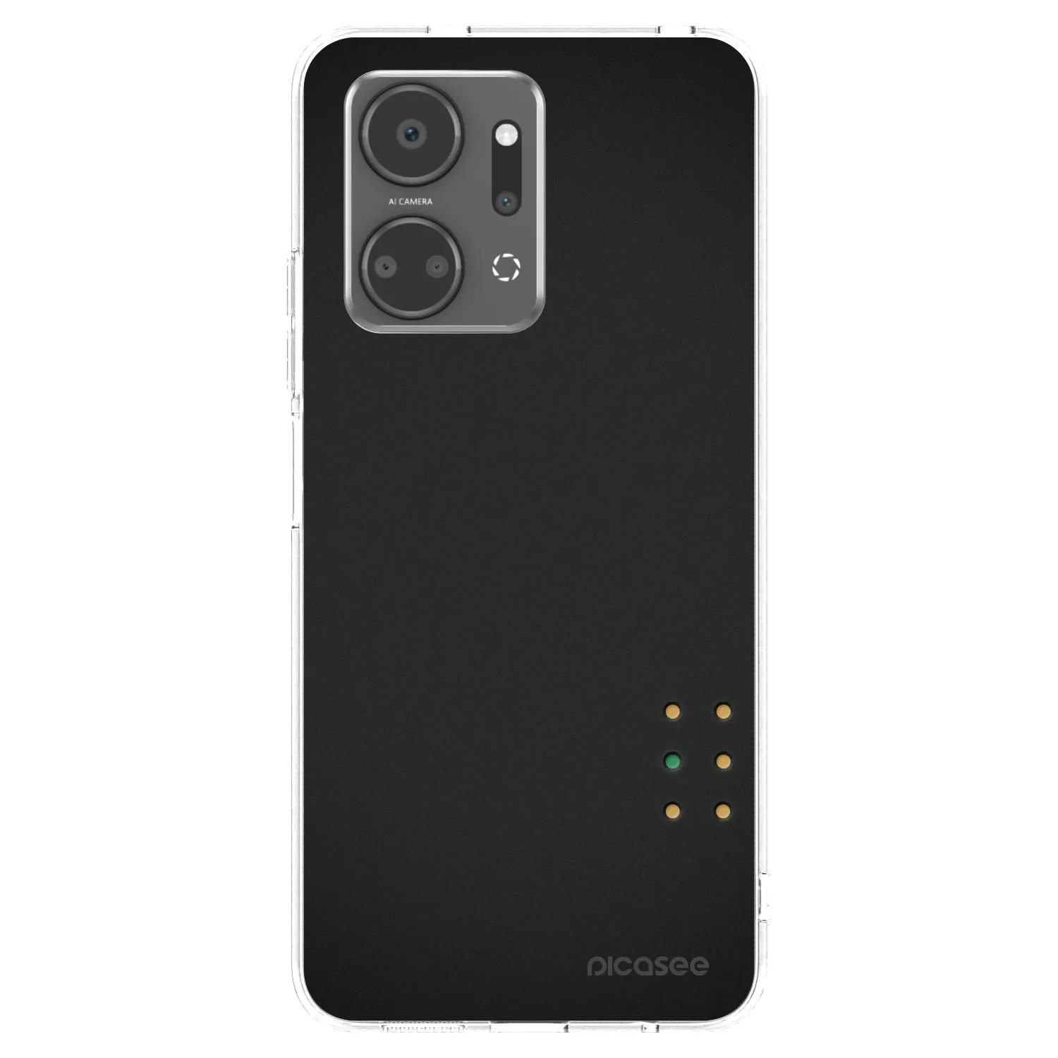Picasee silikonowe przeźroczyste etui na Honor X7a - Pulse