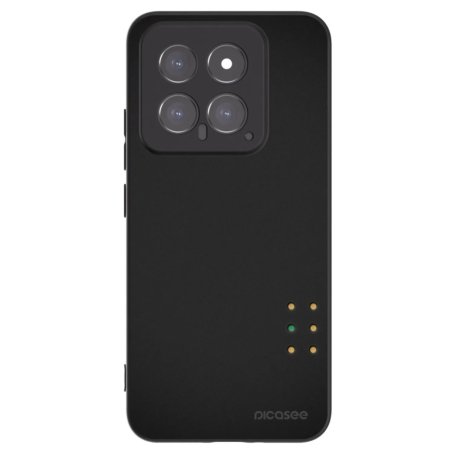 Picasee silikonowe czarne etui na Xiaomi 14 - Pulse