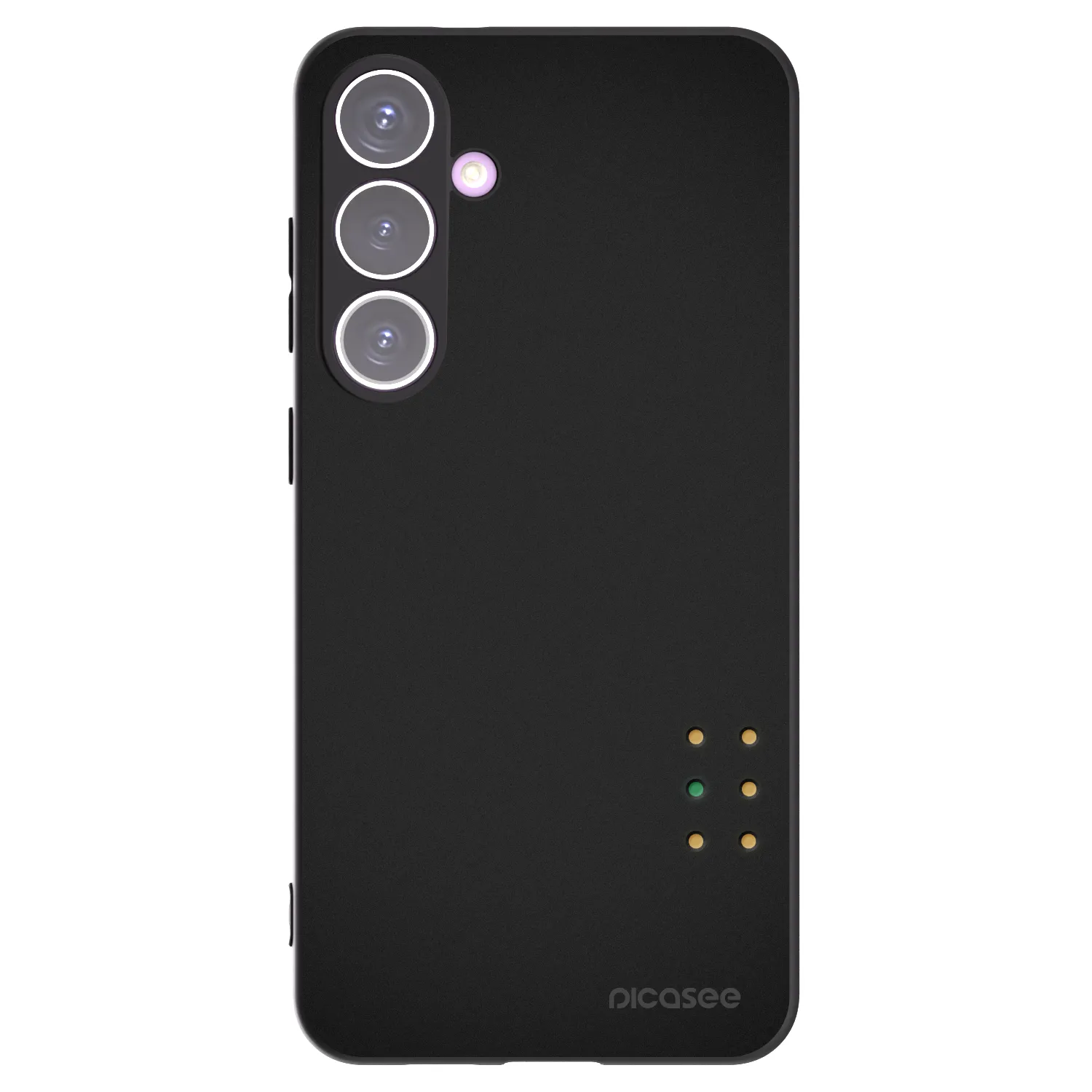 Picasee silikonowe czarne etui na Samsung Galaxy S24+ S926B 5G - Pulse