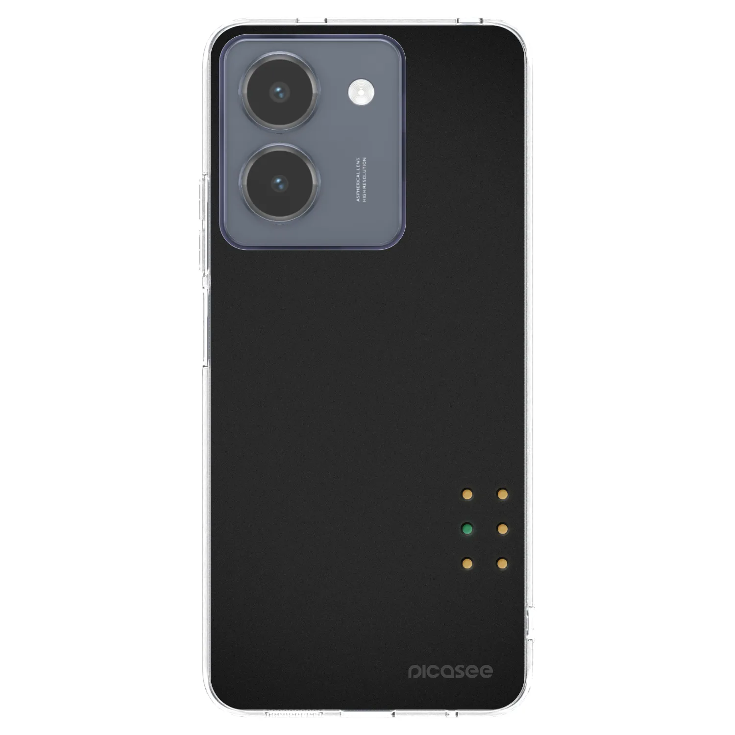 Picasee silikonowe przeźroczyste etui na Vivo Y36 4G - Pulse