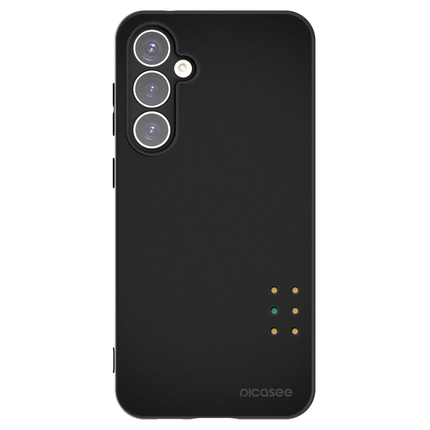 Picasee silikonowe czarne etui na Samsung Galaxy S23 FE S711B - Pulse