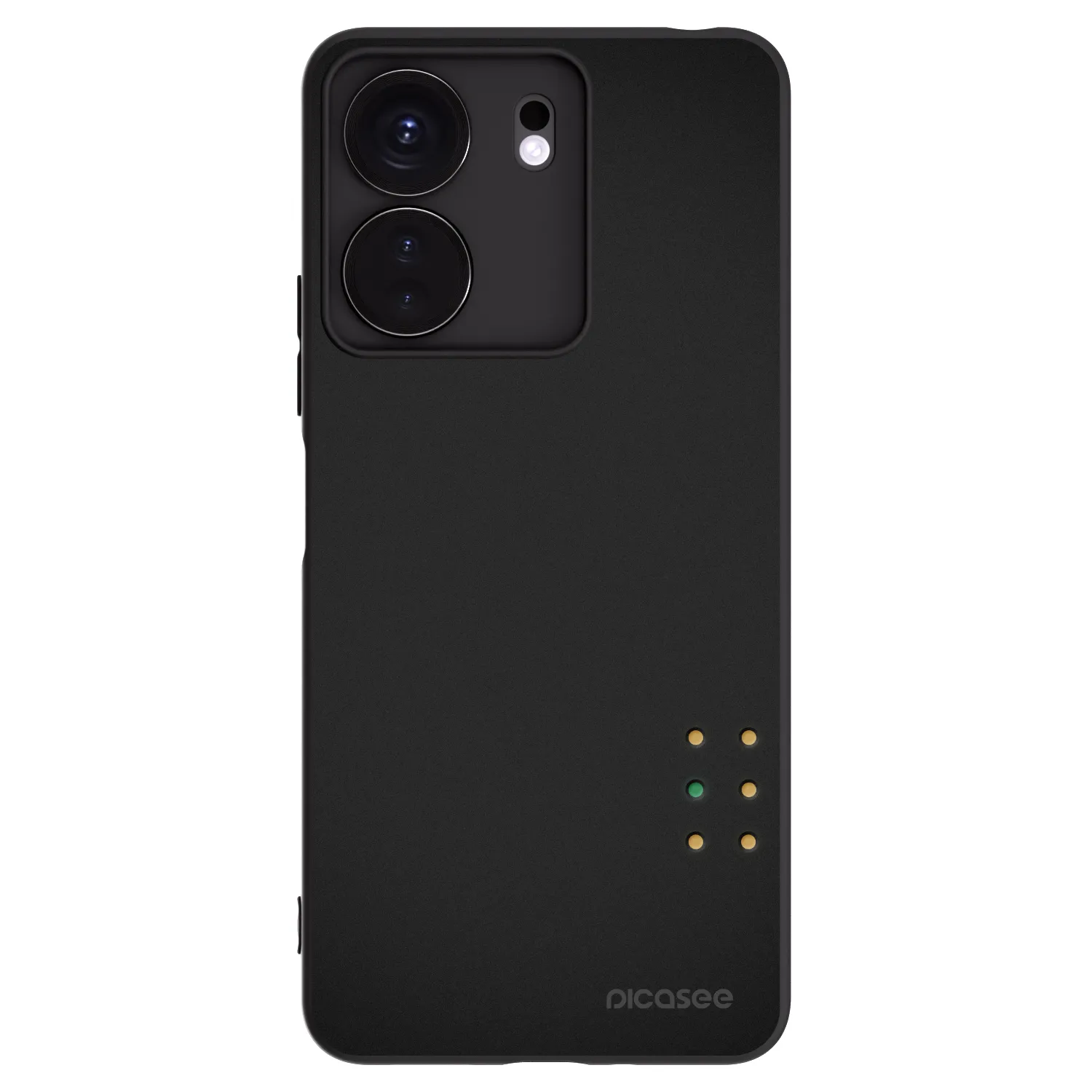 Picasee silikonowe czarne etui na Xiaomi Redmi 13C 4G - Pulse