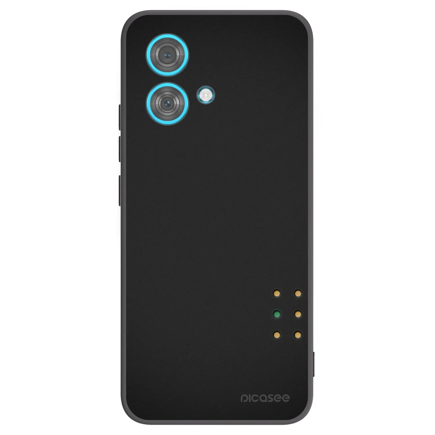Picasee silikonowe czarne etui na Motorola Edge 40 Neo - Pulse
