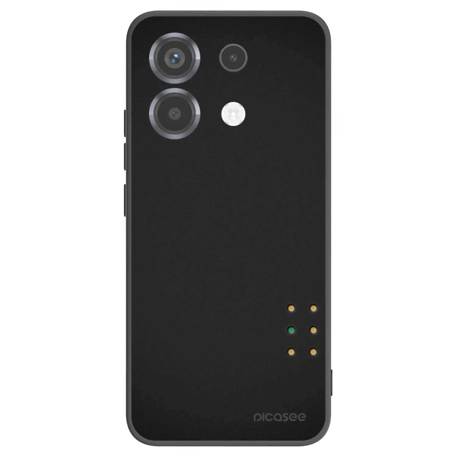 Picasee silikonowe czarne etui na Xiaomi Poco X6 - Pulse