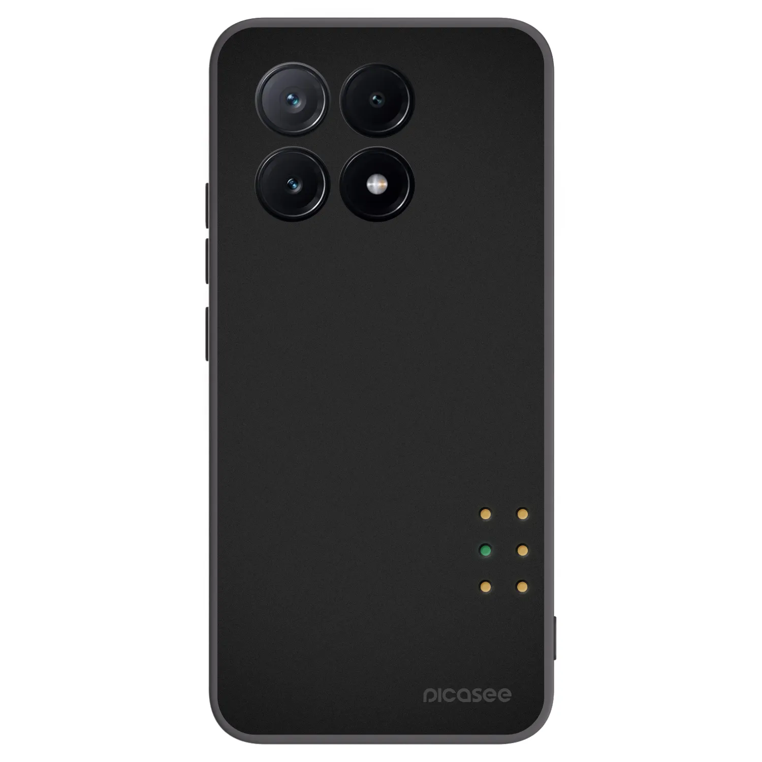Picasee silikonowe czarne etui na Xiaomi Poco X6 Pro - Pulse