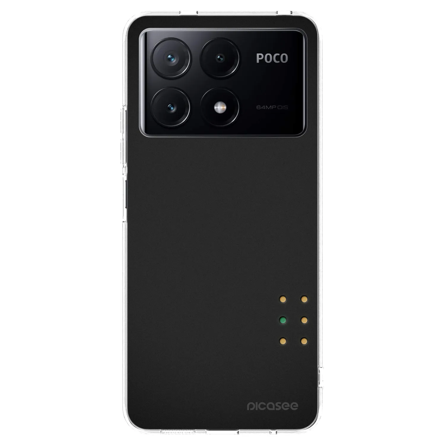 Picasee silikonowe przeźroczyste etui na Xiaomi Poco X6 Pro - Pulse