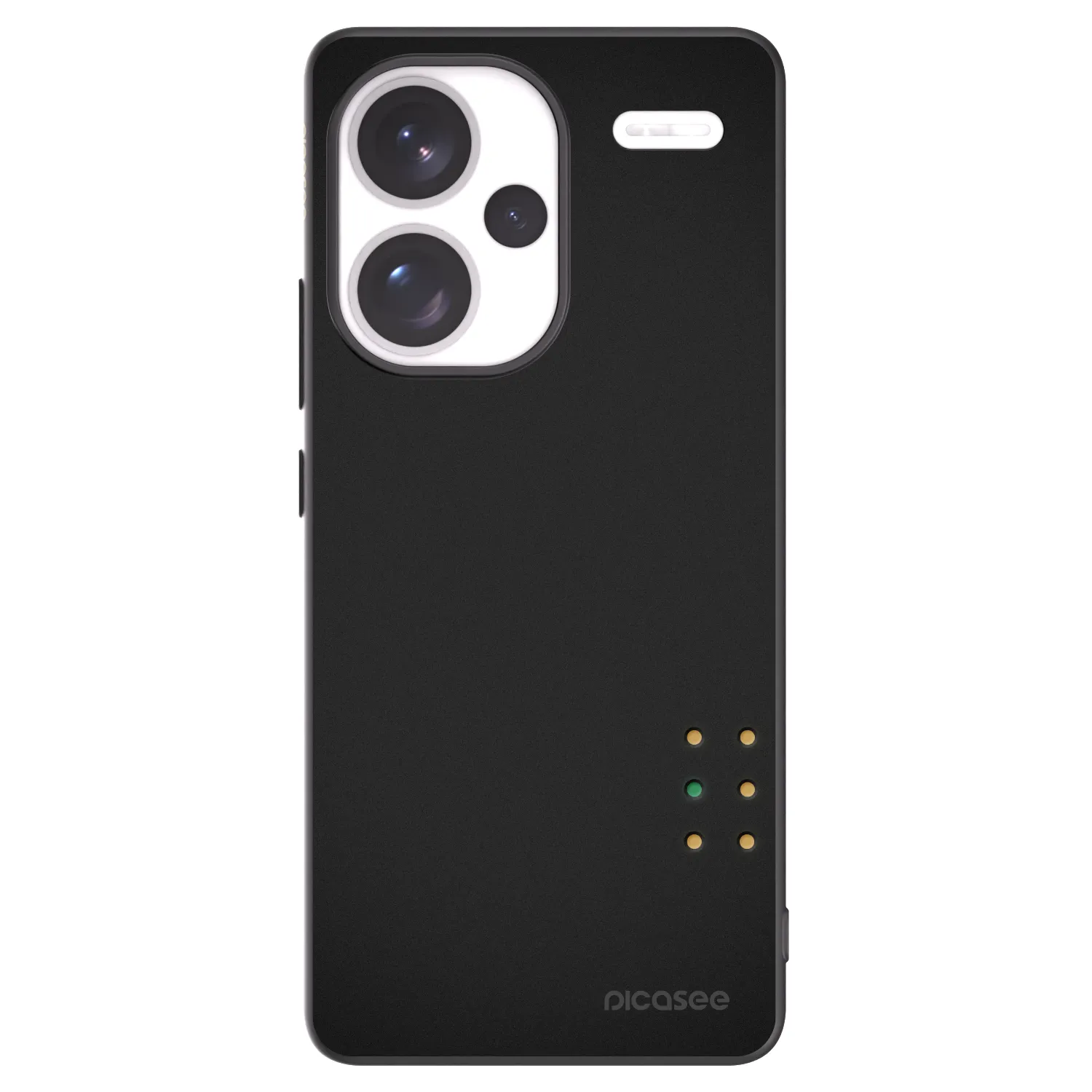 Picasee silikonowe czarne etui na Xiaomi Redmi Note 13 Pro+ 5G - Pulse