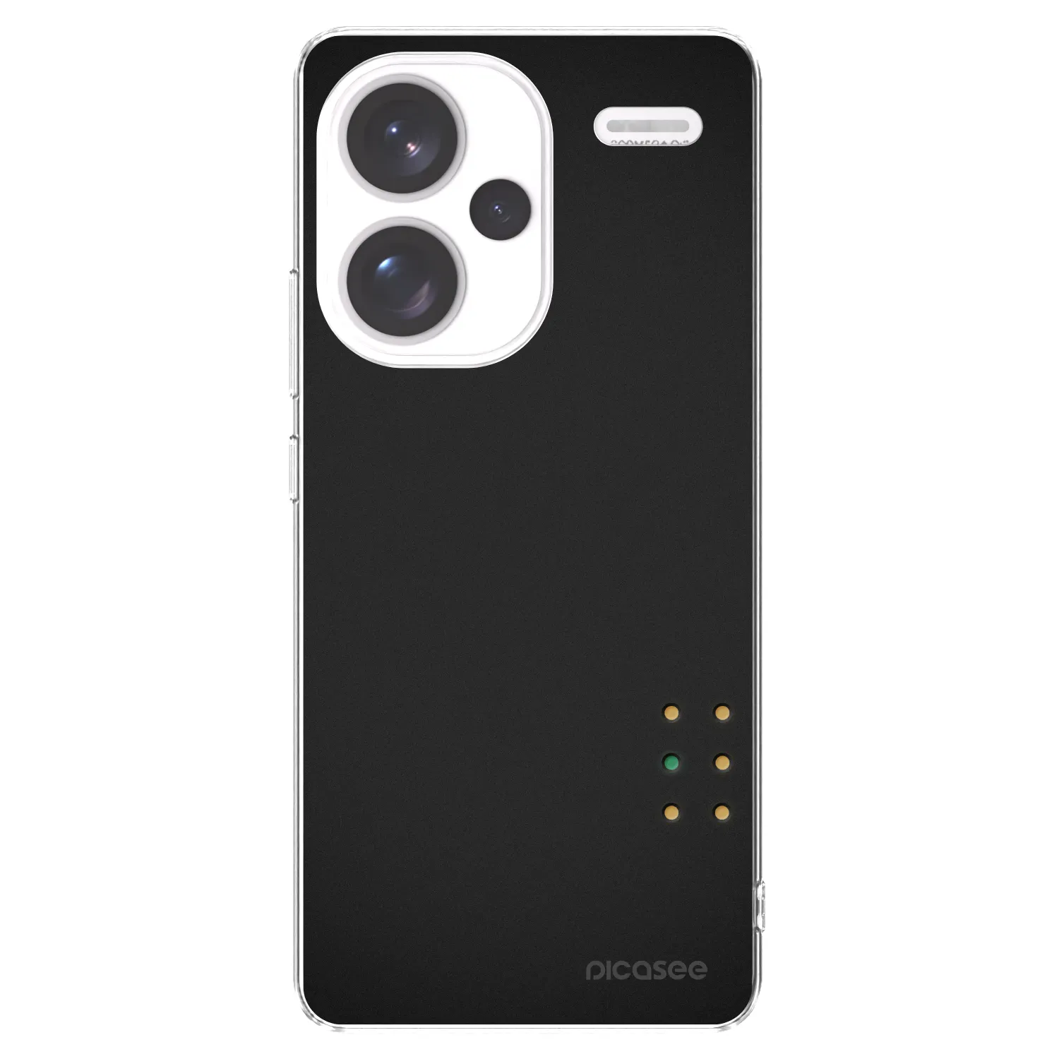 Picasee silikonowe przeźroczyste etui na Xiaomi Redmi Note 13 Pro+ 5G - Pulse