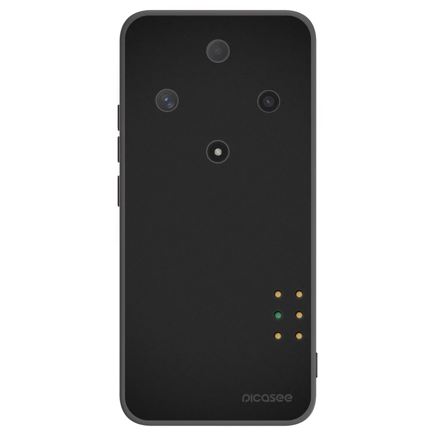 Picasee silikonowe czarne etui na Honor Magic6 Lite 5G - Pulse