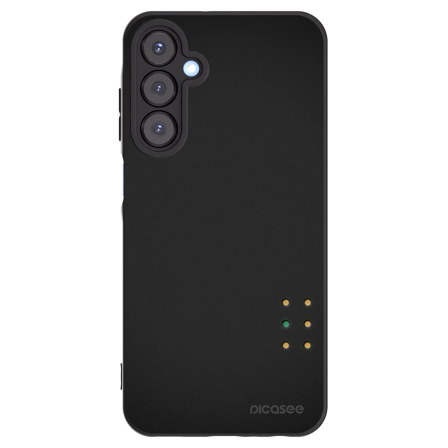 Picasee silikonowe czarne etui na Samsung Galaxy A25 A256B 5G - Pulse