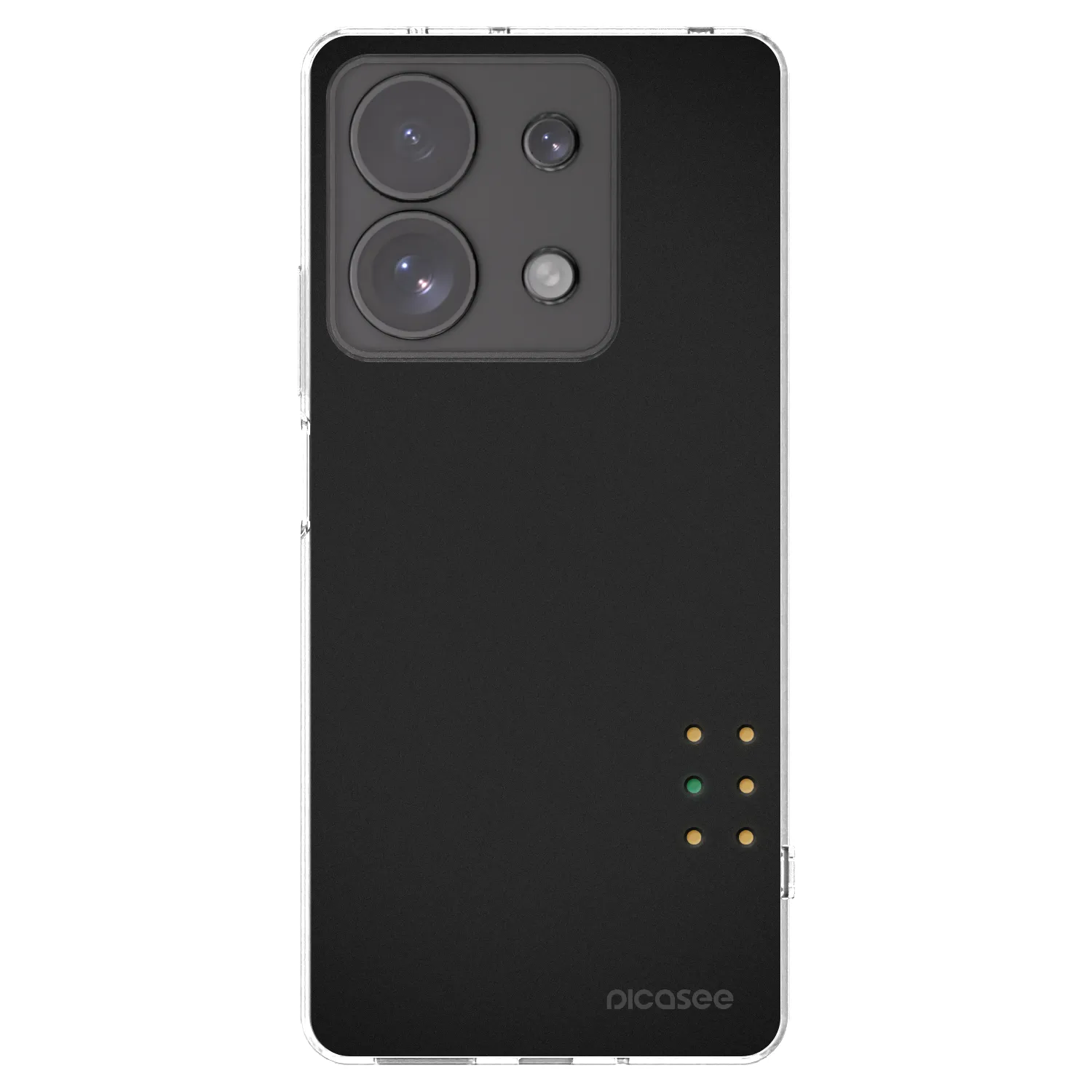 Picasee silikonowe przeźroczyste etui na Xiaomi Redmi Note 13 Pro 4G - Pulse