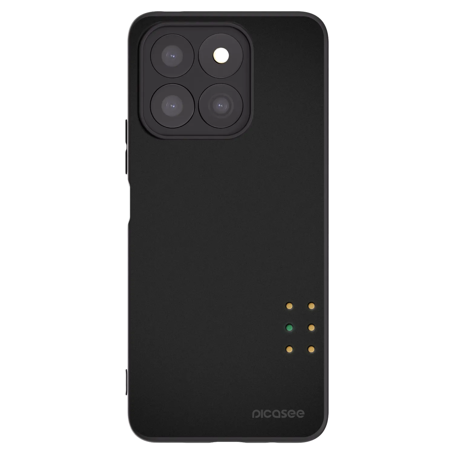Picasee silikonowe czarne etui na Honor X8b - Pulse