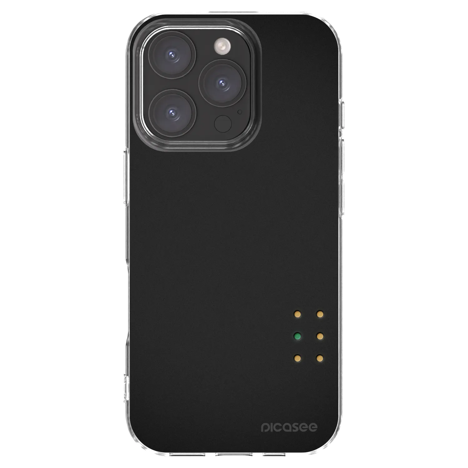 Picasee silikonowe przeźroczyste etui na Apple iPhone 16 Pro - Pulse