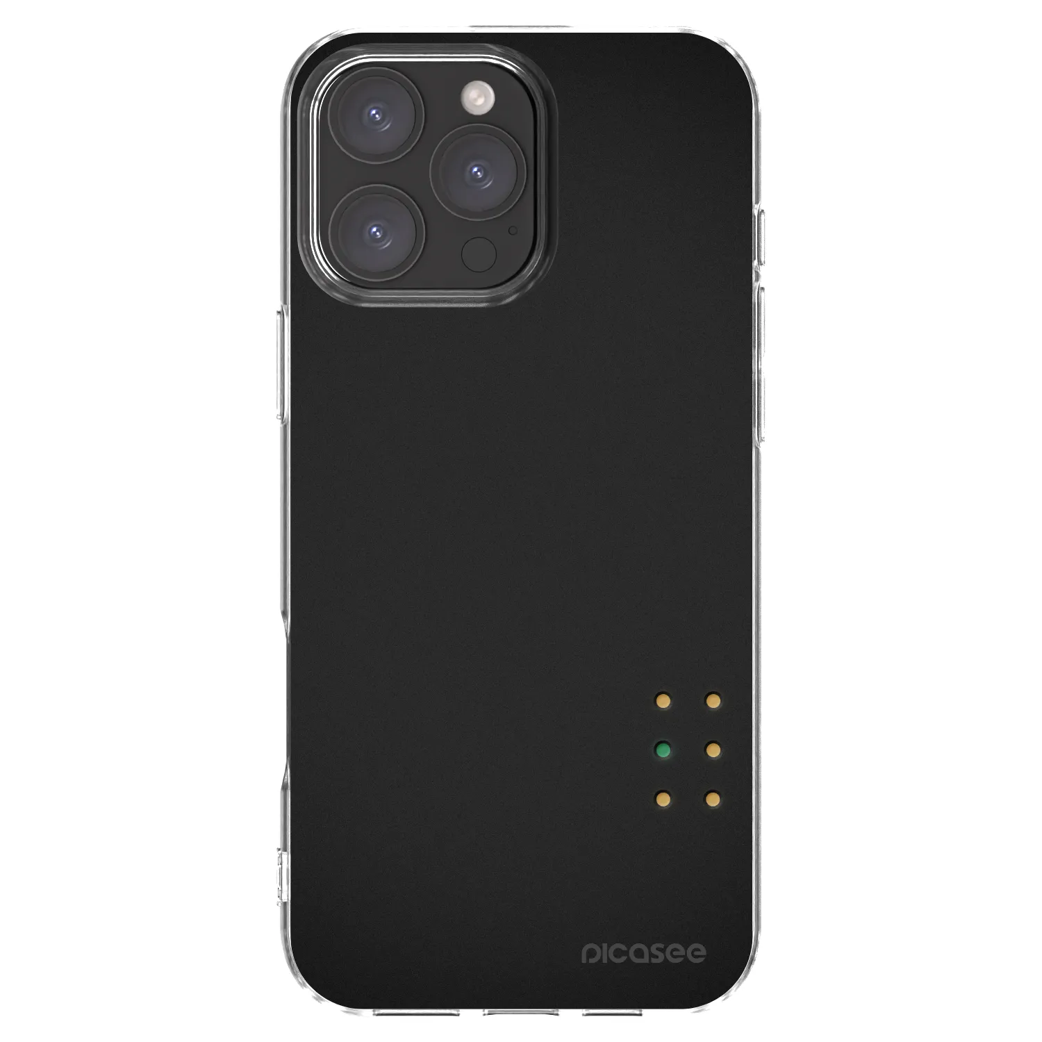 Picasee silikonowe przeźroczyste etui na Apple iPhone 16 Pro Max - Pulse