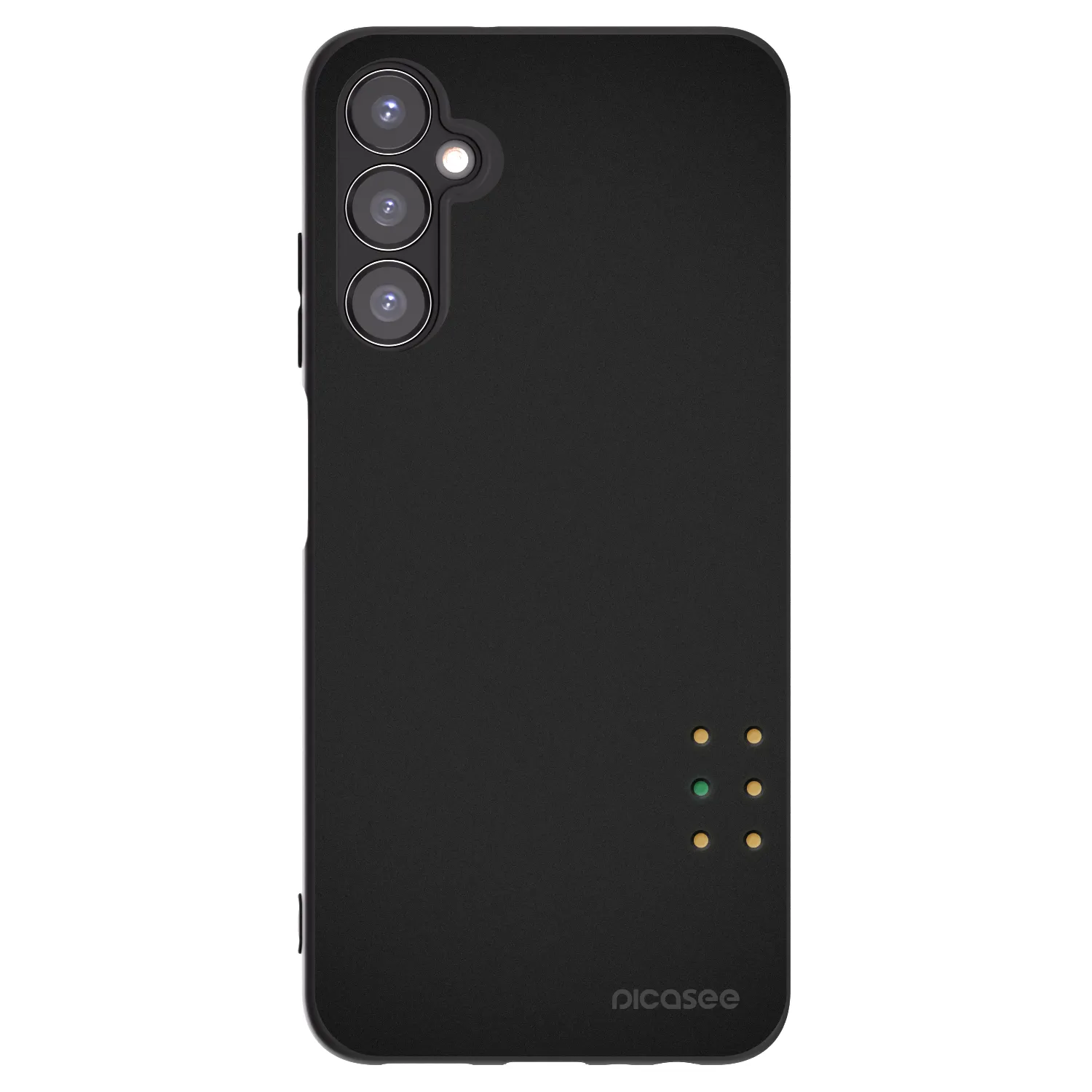 Picasee silikonowe czarne etui na Samsung Galaxy A05s A057G - Pulse
