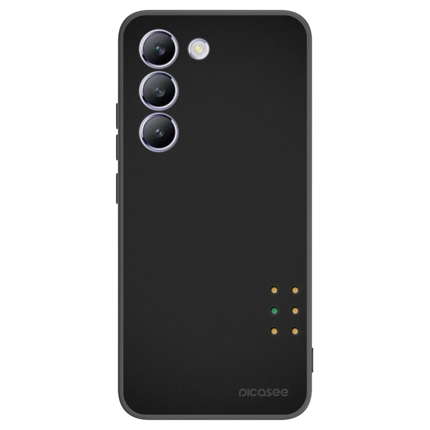 Picasee silikonowe czarne etui na Vivo V40 SE 5G - Pulse