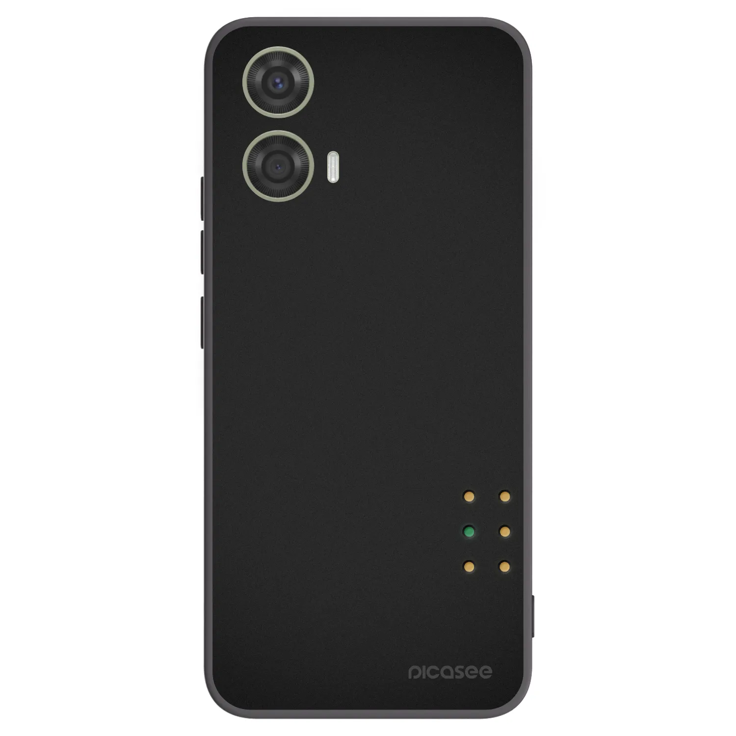 Picasee silikonowe czarne etui na Motorola Moto G24 - Pulse