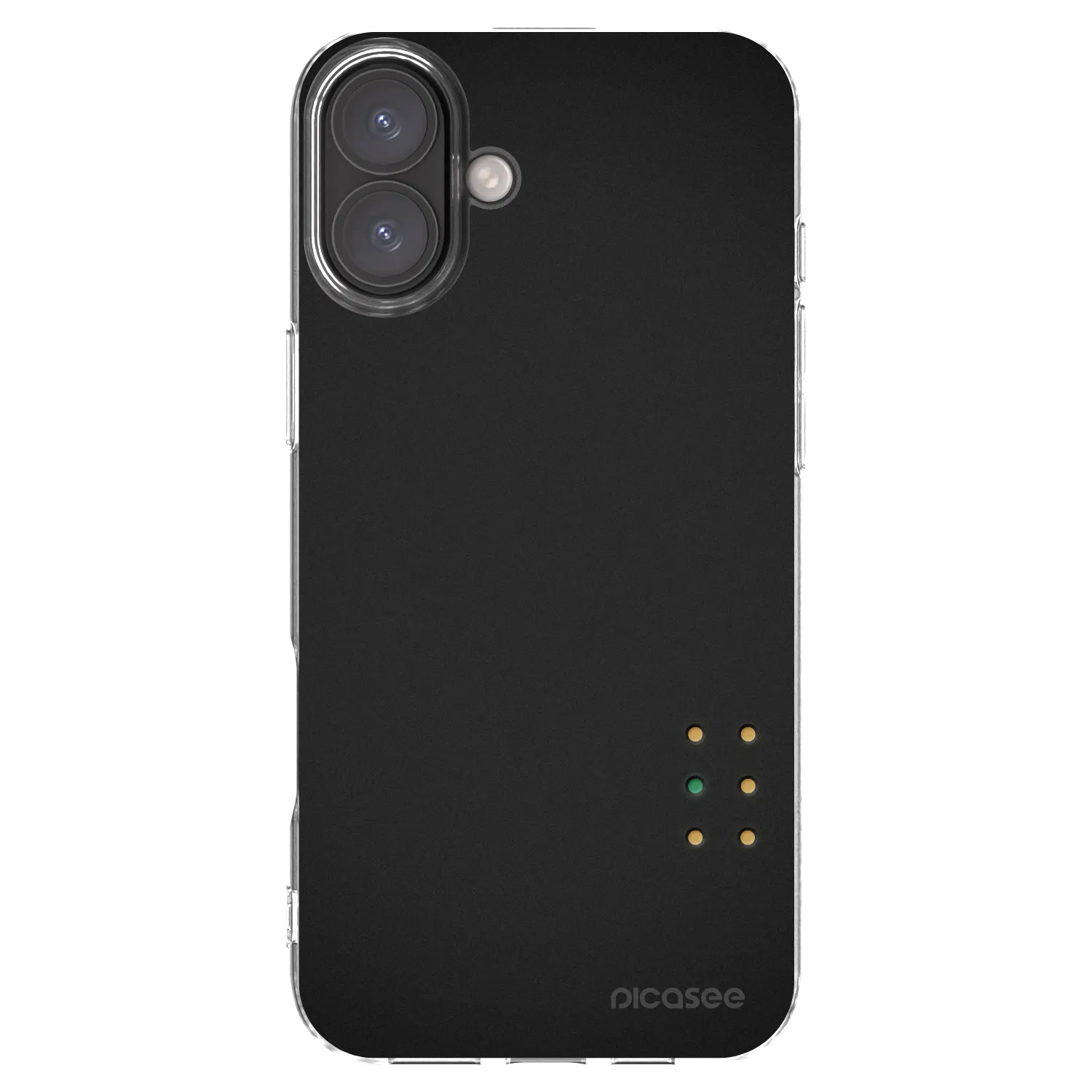 Picasee silikonowe przeźroczyste etui na Apple iPhone 16 Plus - Pulse