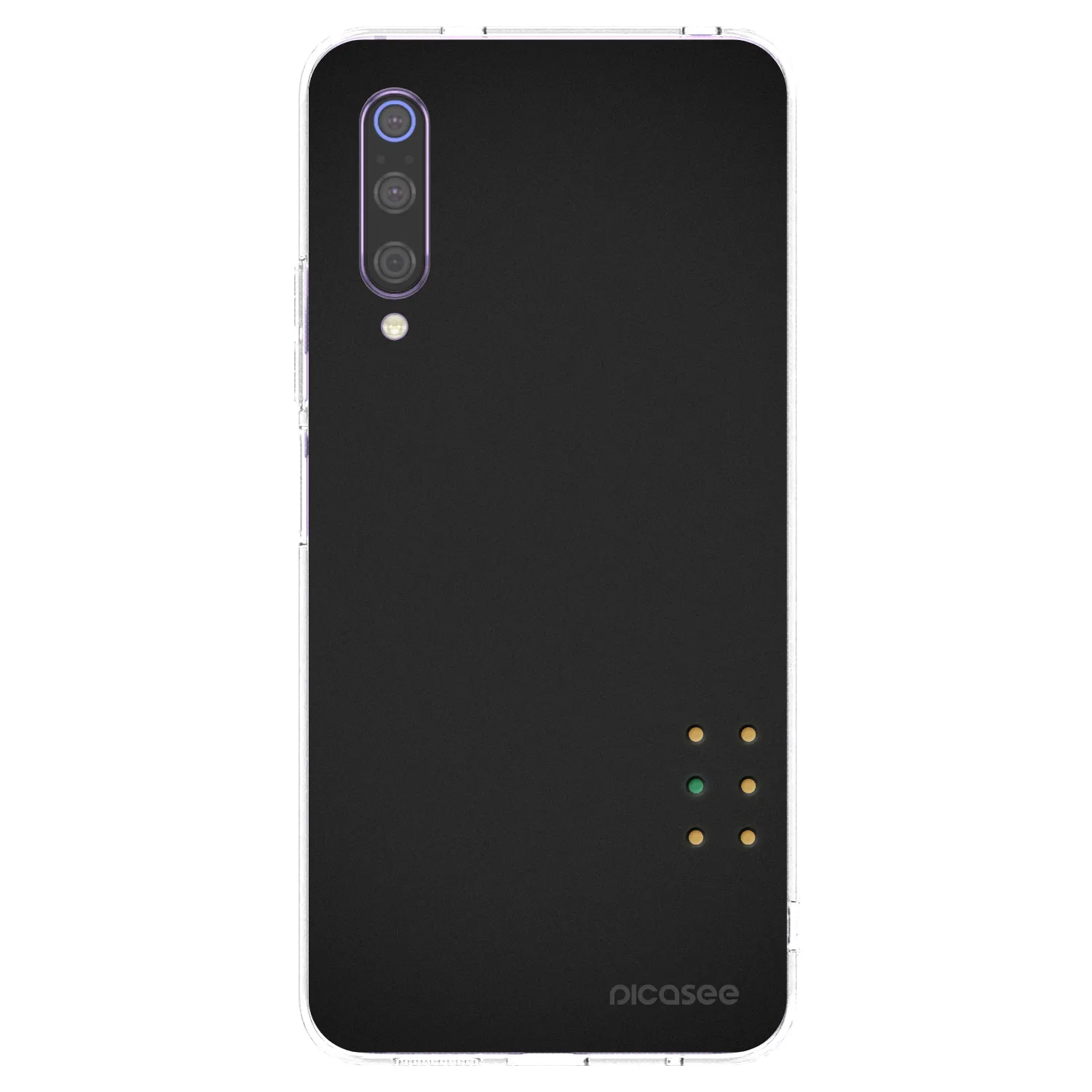 Picasee silikonowe przeźroczyste etui na Xiaomi Mi 9 - Pulse