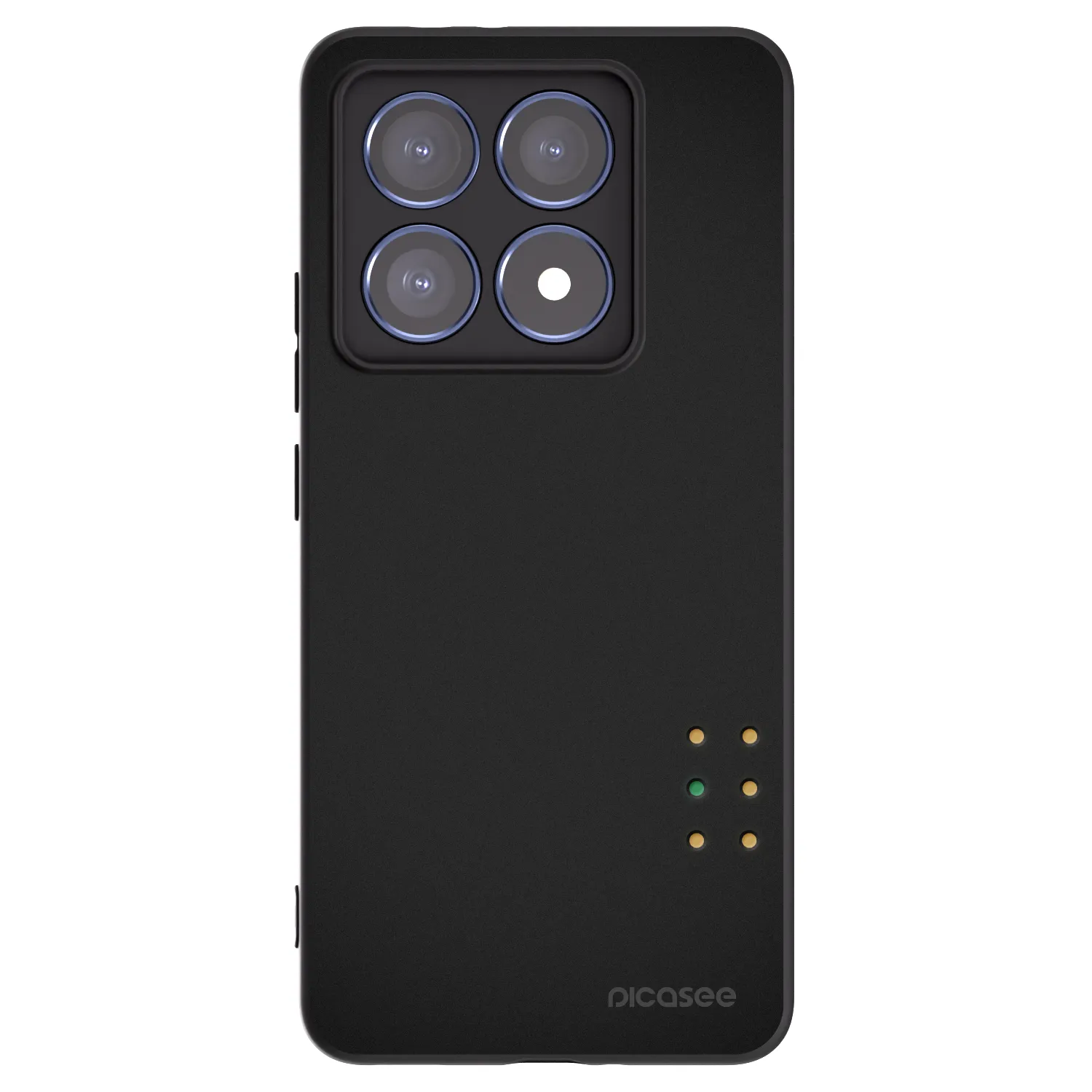 Picasee silikonowe czarne etui na Xiaomi 14T Pro - Pulse