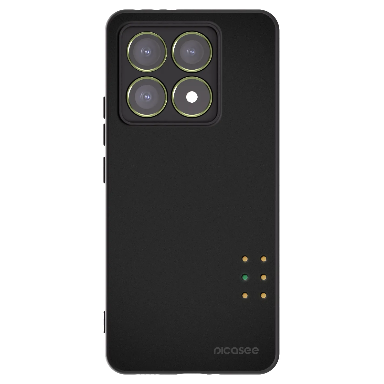 Picasee silikonowe czarne etui na Xiaomi 14T - Pulse