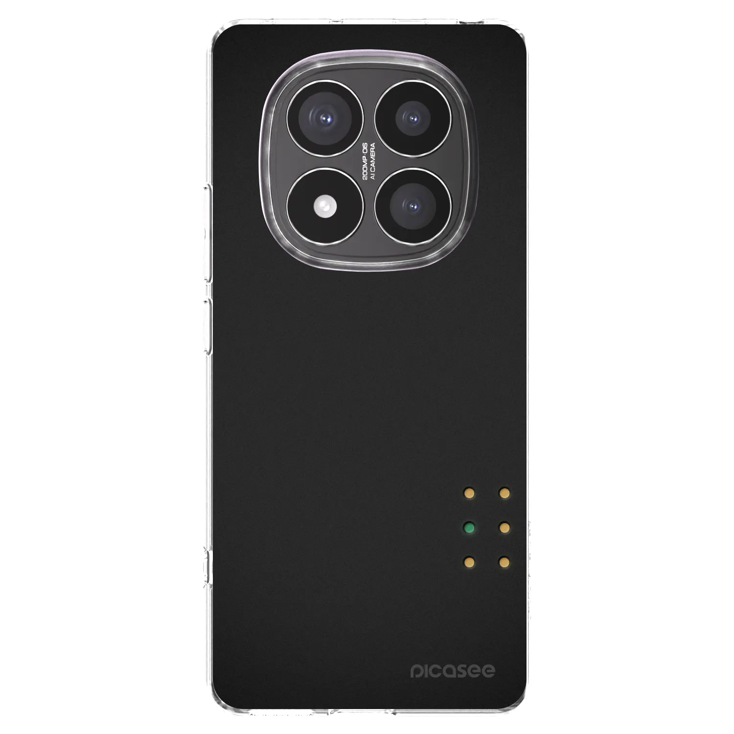 Picasee silikonowe przeźroczyste etui na Xiaomi Redmi Note 14 Pro+ 5G - Pulse