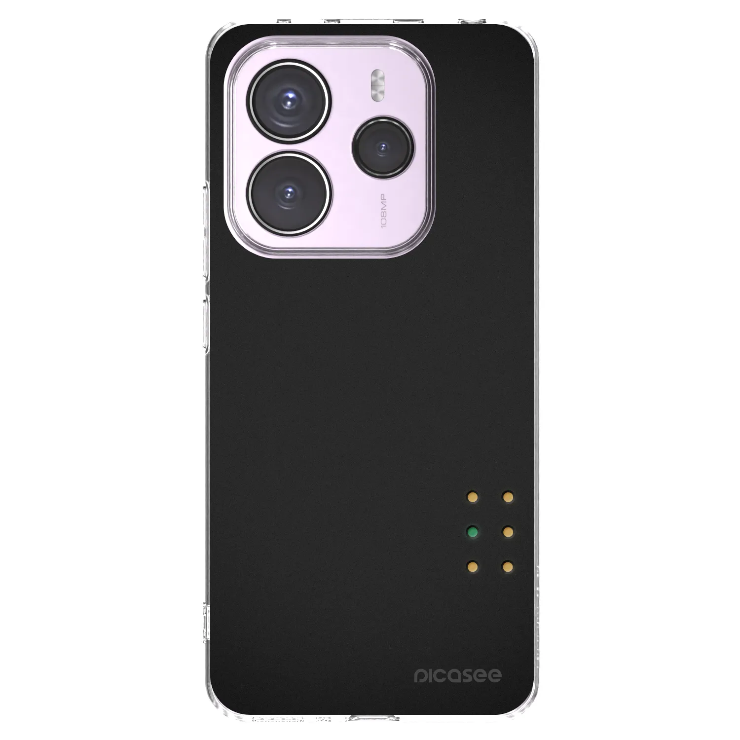 Picasee silikonowe przeźroczyste etui na Xiaomi Redmi Note 14 5G - Pulse