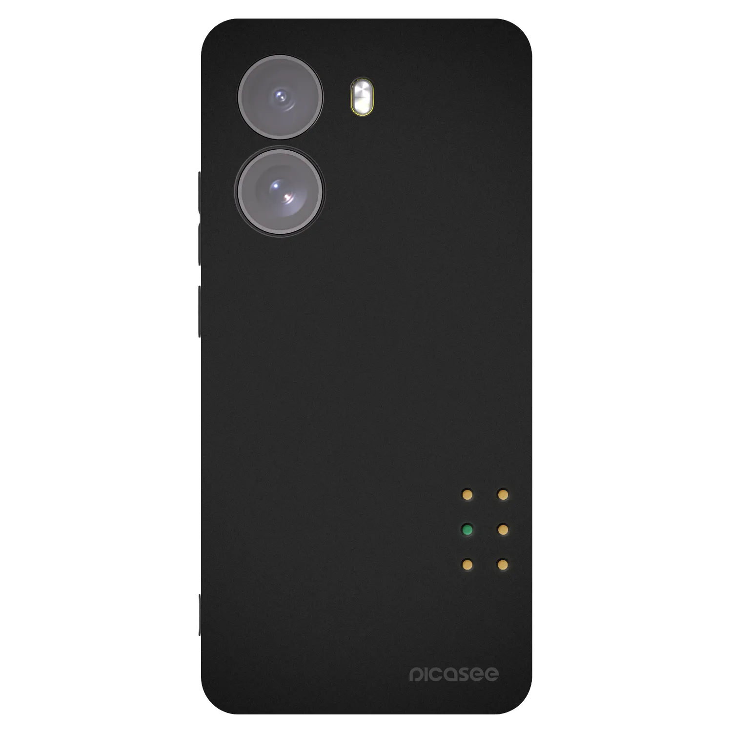 Picasee silikonowe czarne etui na Xiaomi Poco X7 - Pulse
