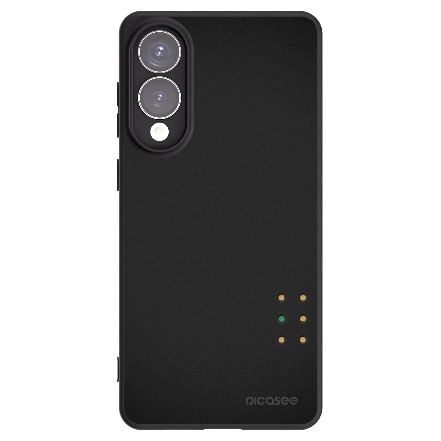 Picasee silikonowe czarne etui na Samsung Galaxy S25 Edge 5G - Pulse