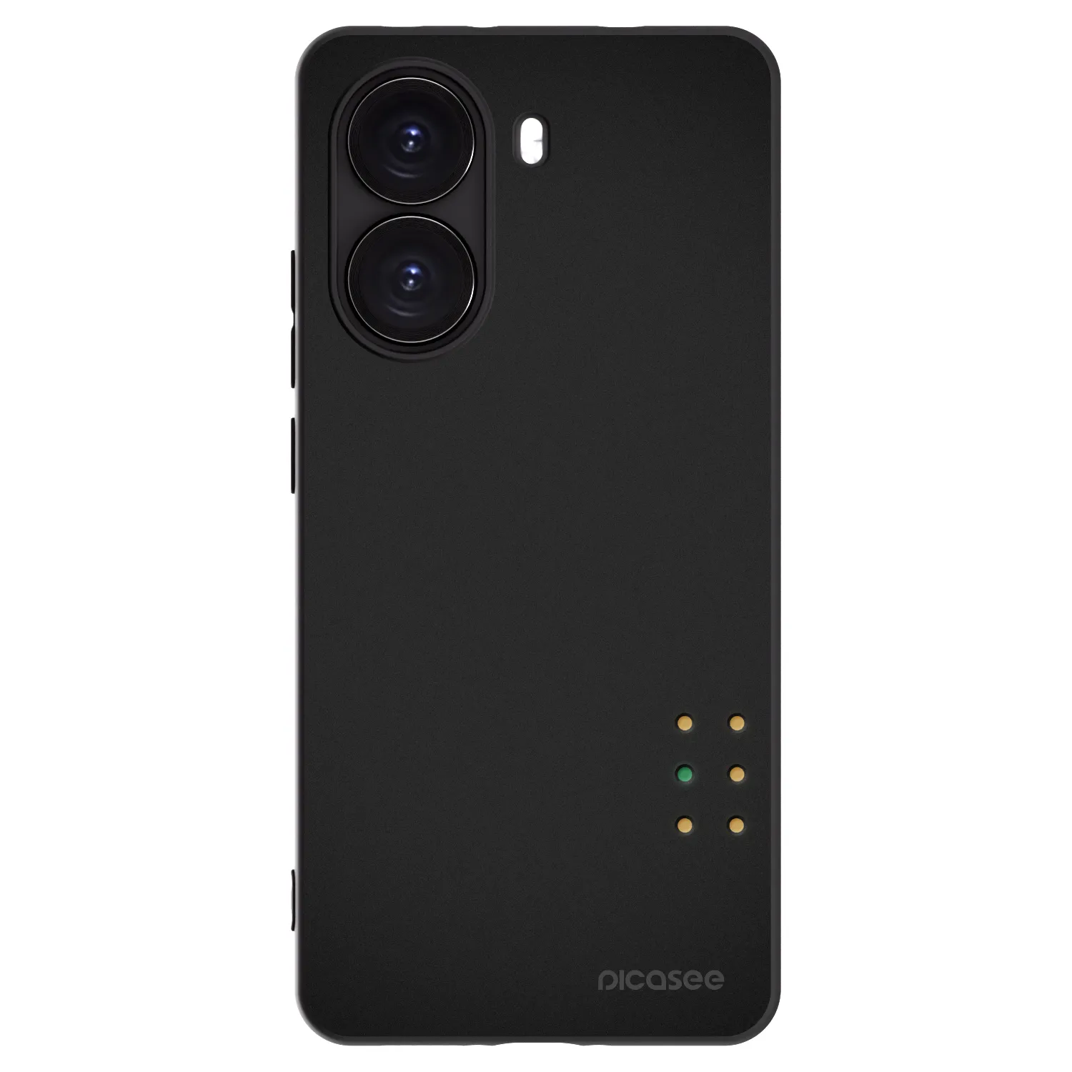 Picasee silikonowe czarne etui na Xiaomi Poco X7 Pro 5G - Pulse