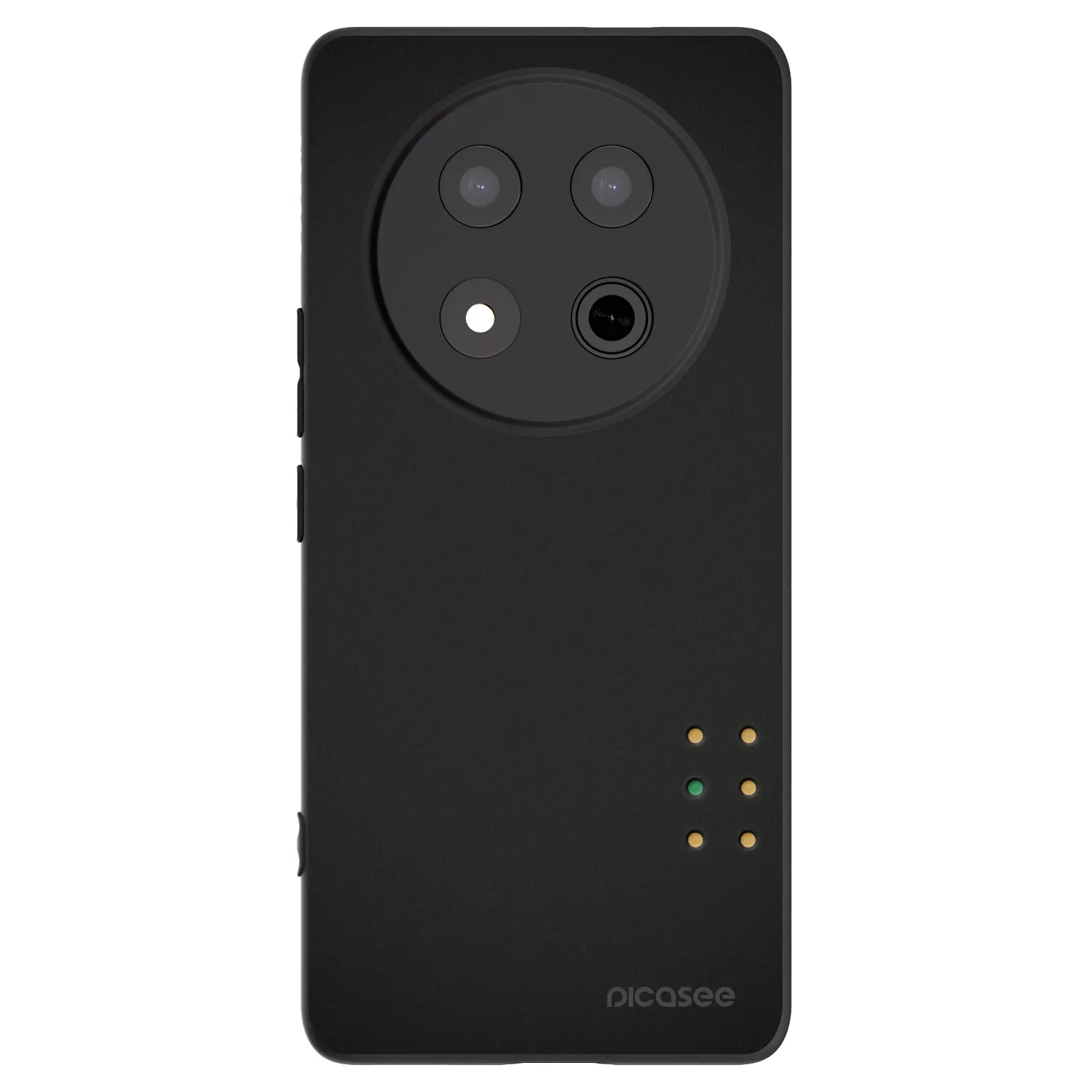 Picasee silikonowe czarne etui na Honor Magic7 Lite 5G - Pulse