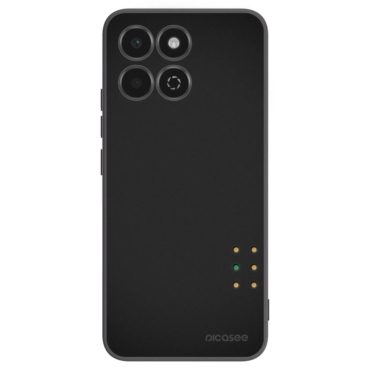 Picasee silikonowe czarne etui na Honor 200 Smart 5G - Pulse