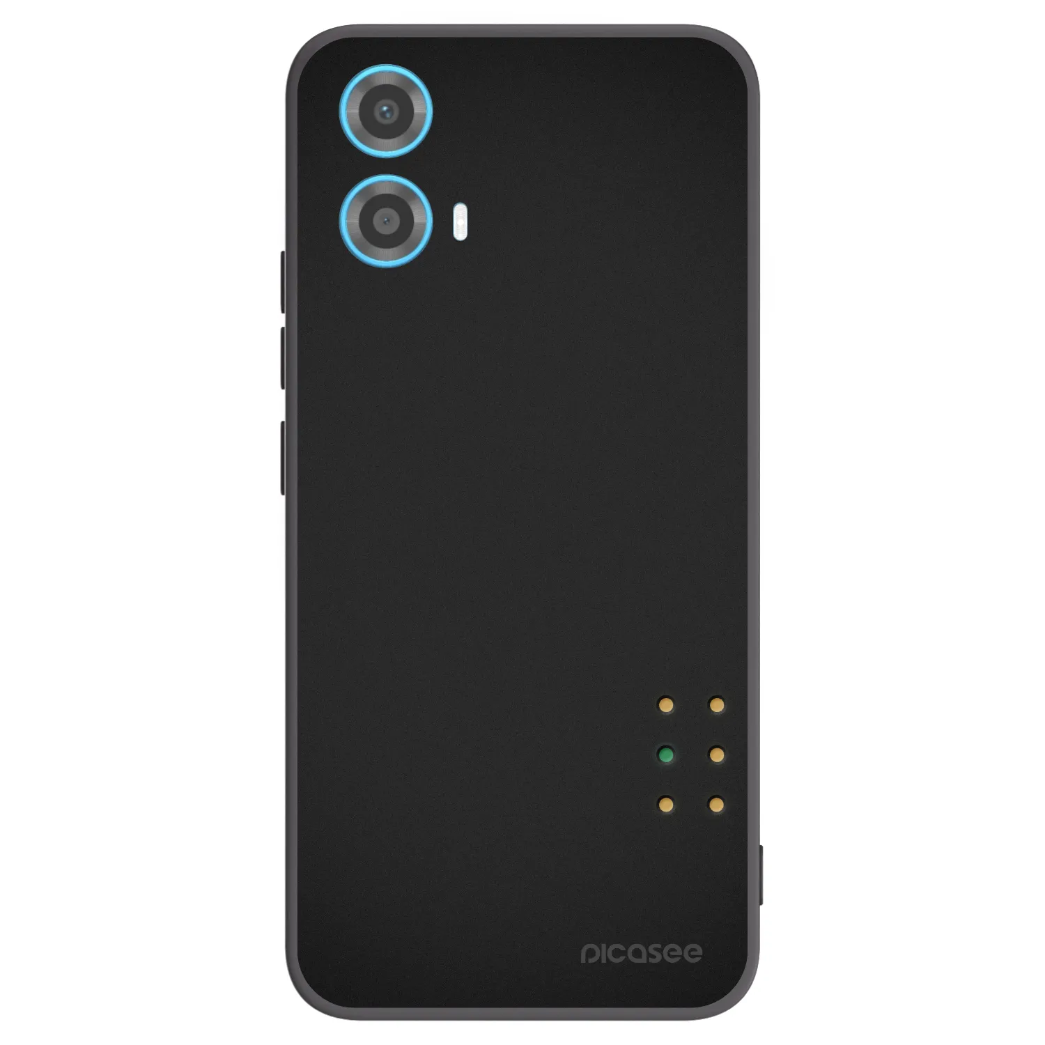 Picasee silikonowe czarne etui na Motorola Moto G34 5G - Pulse